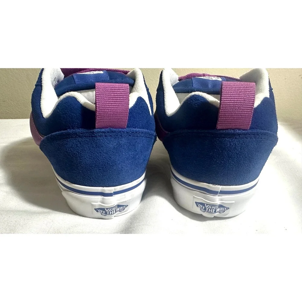 Vans Knu Skool Blue Purple Magenta Sneaker Women 8/Men 6.5 Y2K Skate Chunky NWOT